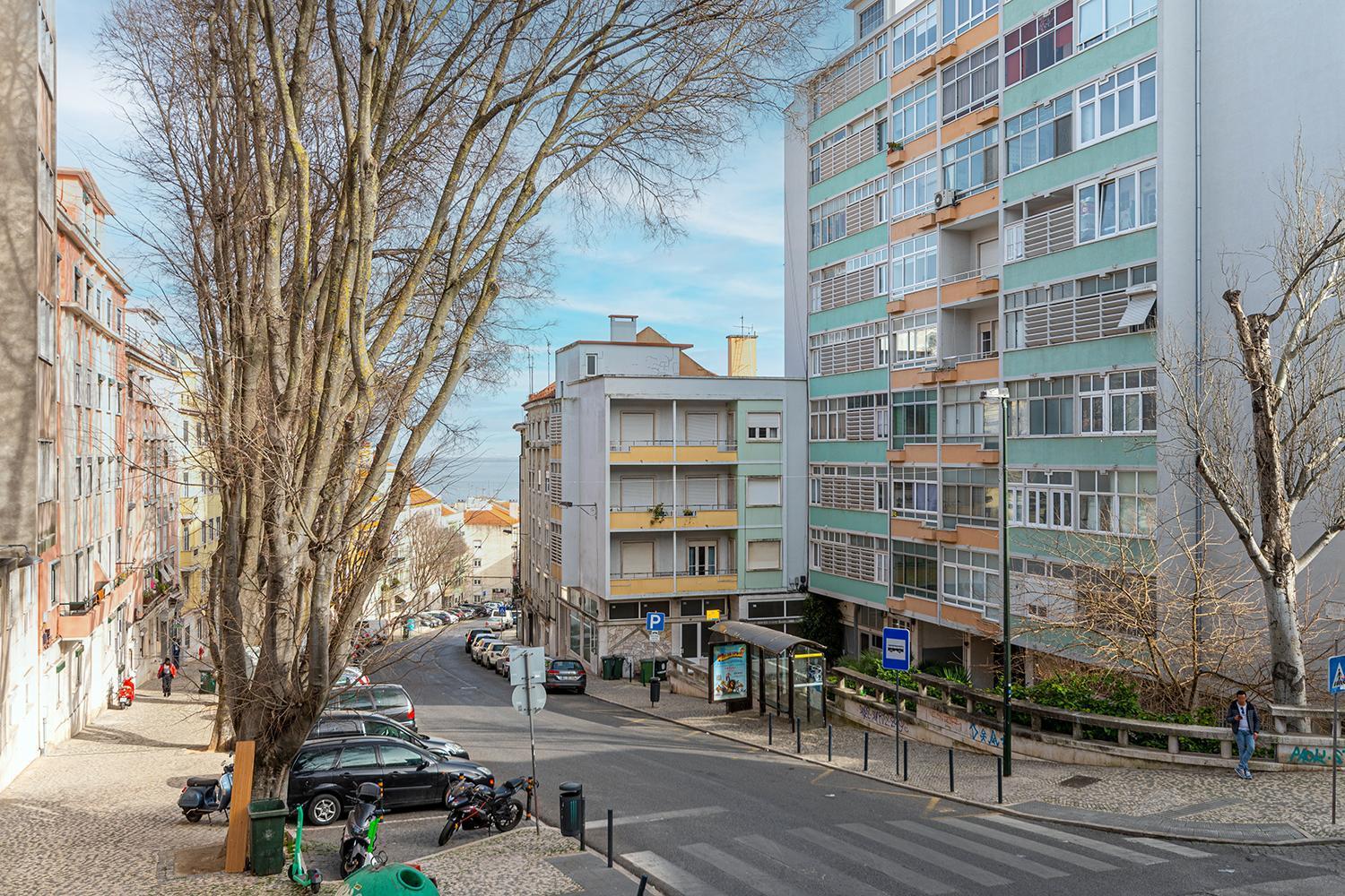Spacious Apartment With Terrace At Graca Lisbona Esterno foto